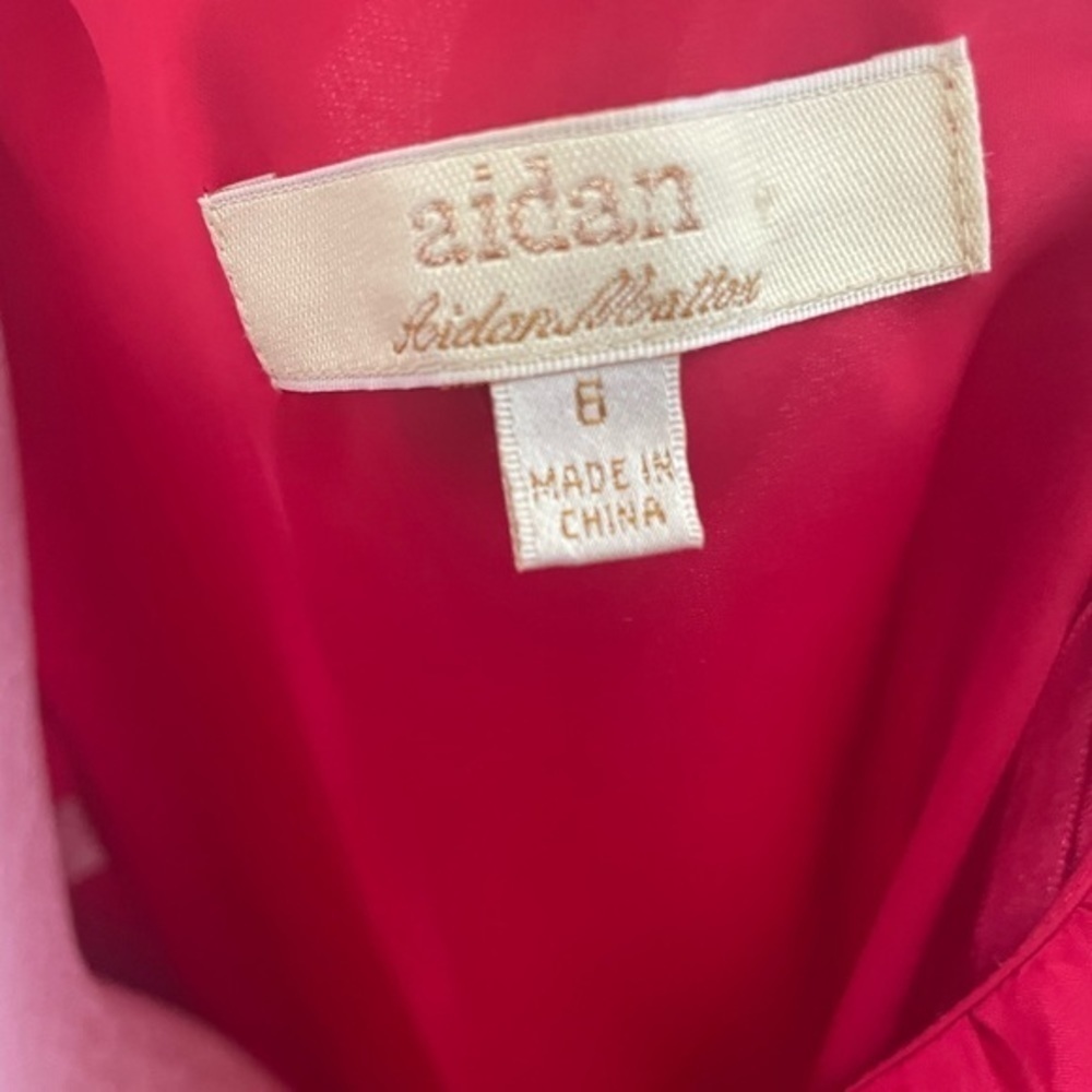 Aidan Mottox one shoulder dress | size 6 - Picture 4 of 7